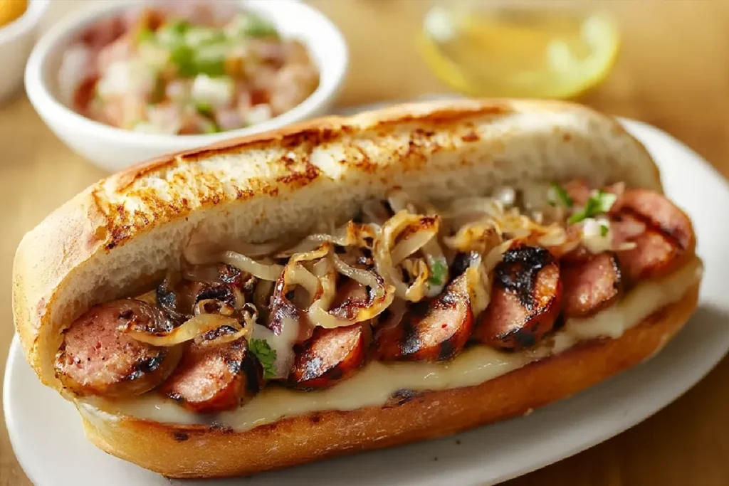 Meu lanche de calabresa acebolada é sucesso garantido. 2 anche de calabresa acebolada 1