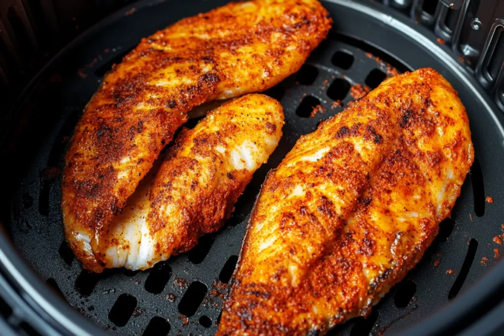 Fiz peixe na airfryer e ficou tão crocante que ninguém acreditou. 2 fazer peixe na airfryer