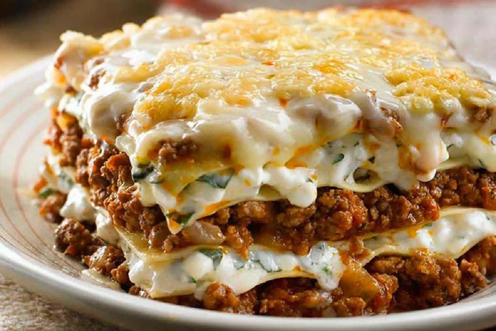 Preparei essa lasanha deliciosa no domingo e virou tradição em casa. 2 lasanha de carne deliciosa