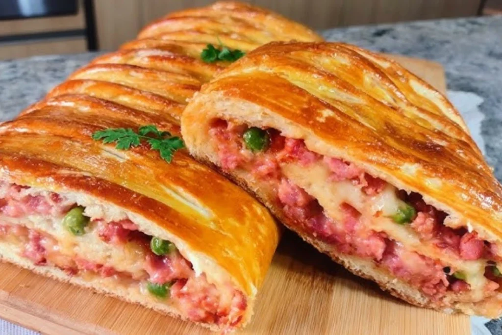 Esse é o melhor pão recheado que eu já fiz, fofinho e simples de fazer. 2 receita de pao recheado