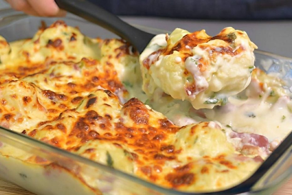 couve flor gratinado