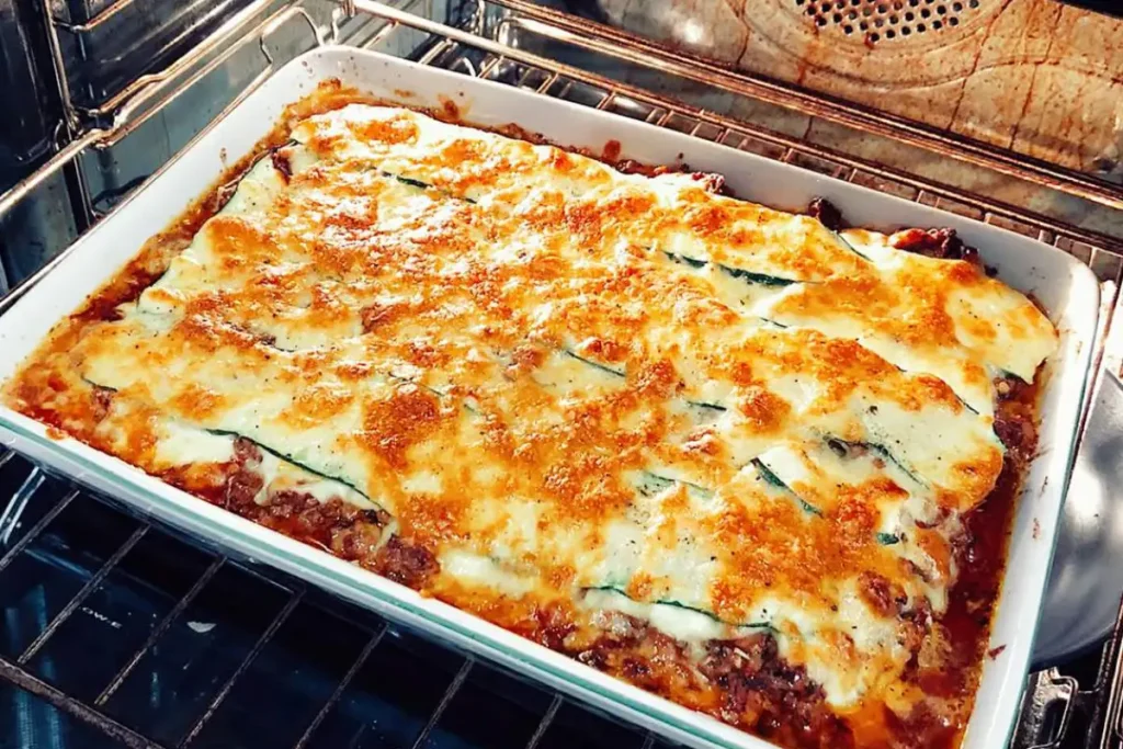 Fiz esta lasanha de abobrinha com carne moída e todos pediram mais! 2 lasanha de abobrinha e carne moida